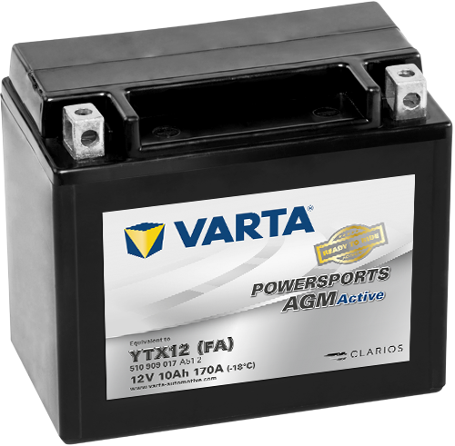 VARTA Motorradbatterie Active  TX12 