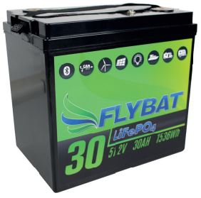 Flybat Lithium 30 Ah 48V LiFePO4 Versorgungsbatterie