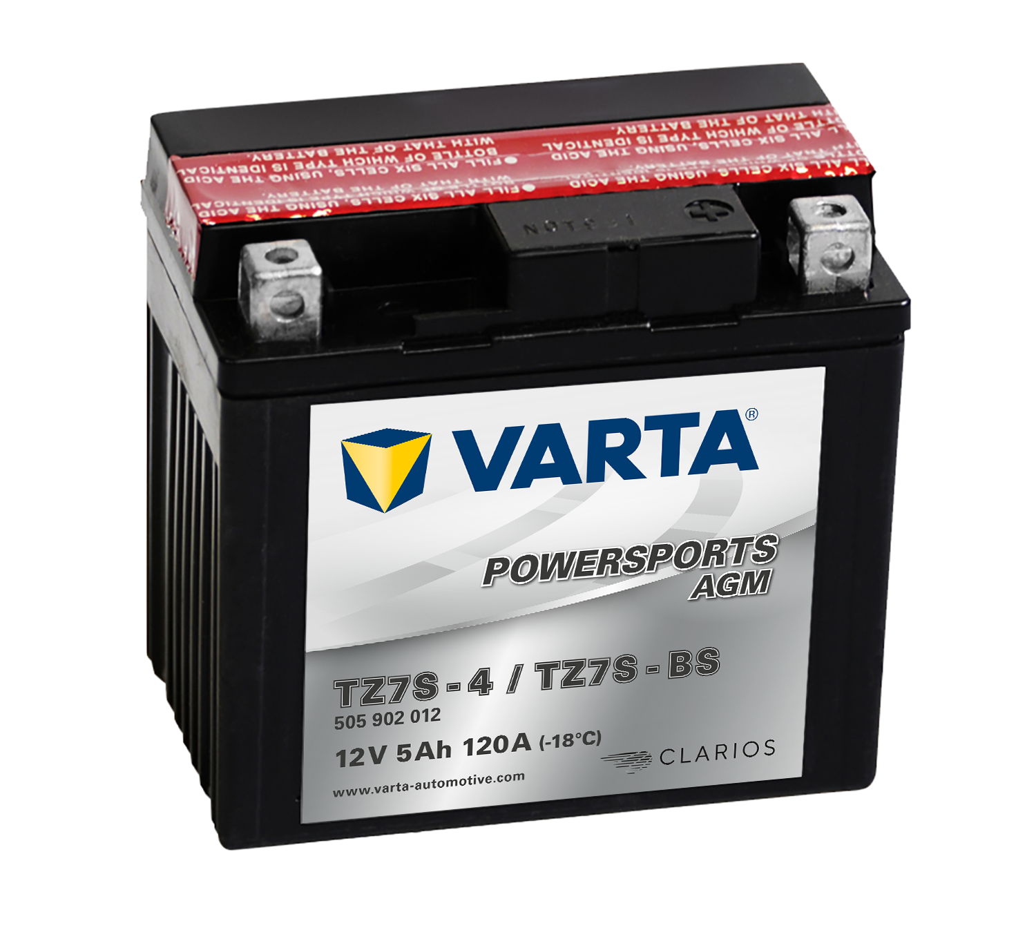 VARTA Motorradbatterie Active TZ7S-4 TZ7S-BS   