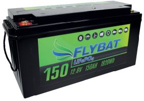 Flybat Lithium 150 Ah 12 V LiFePO4 Versorgungsbatterie  