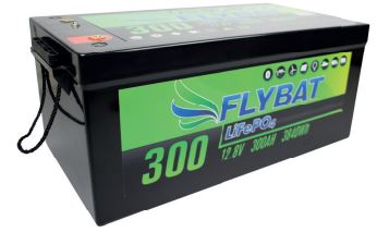 Flybat Lithium 300 Ah 12 V LiFePO4 Versorgungsbatterie    
