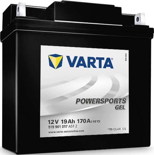 VARTA Motorradbatterie  GEL 519901