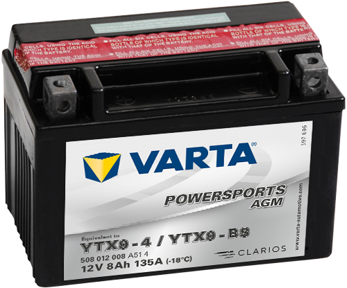 VARTA Motorradbatterie  TX9-4 TX9-BS